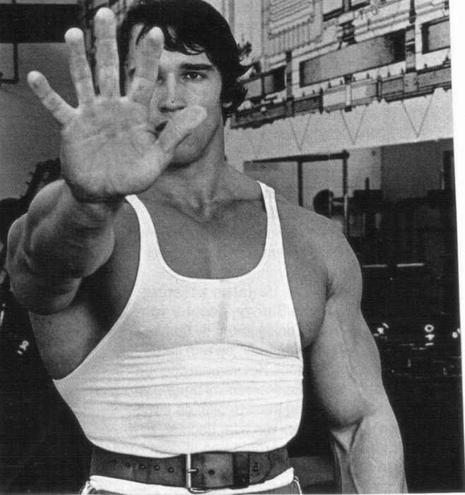 Arnold Schwarzenegger jeune
