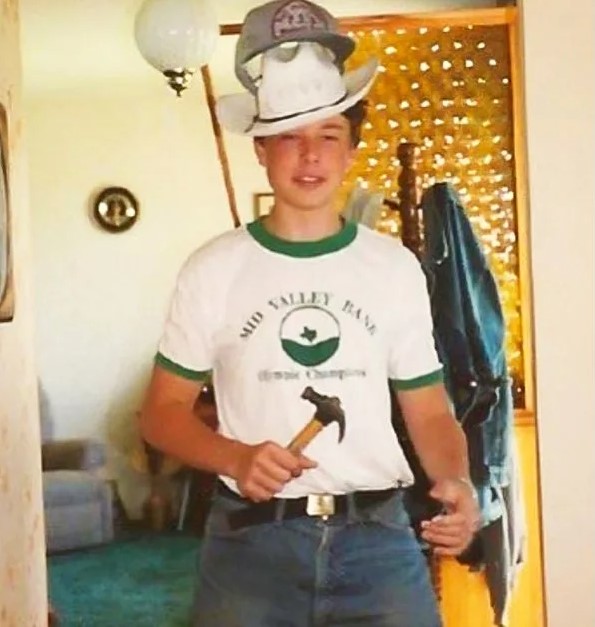 Elon Musk jeune
