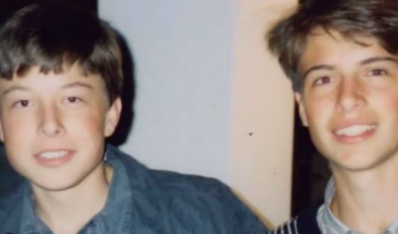 Elon Musk jeune