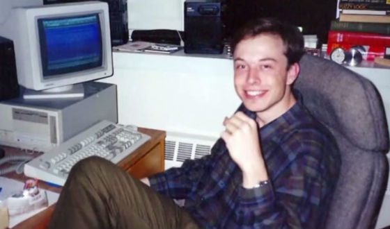 Elon Musk jeune