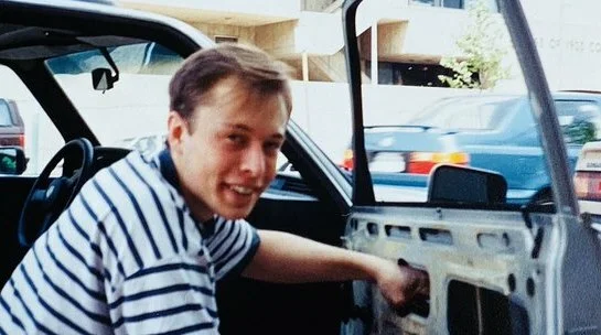 Elon Musk jeune