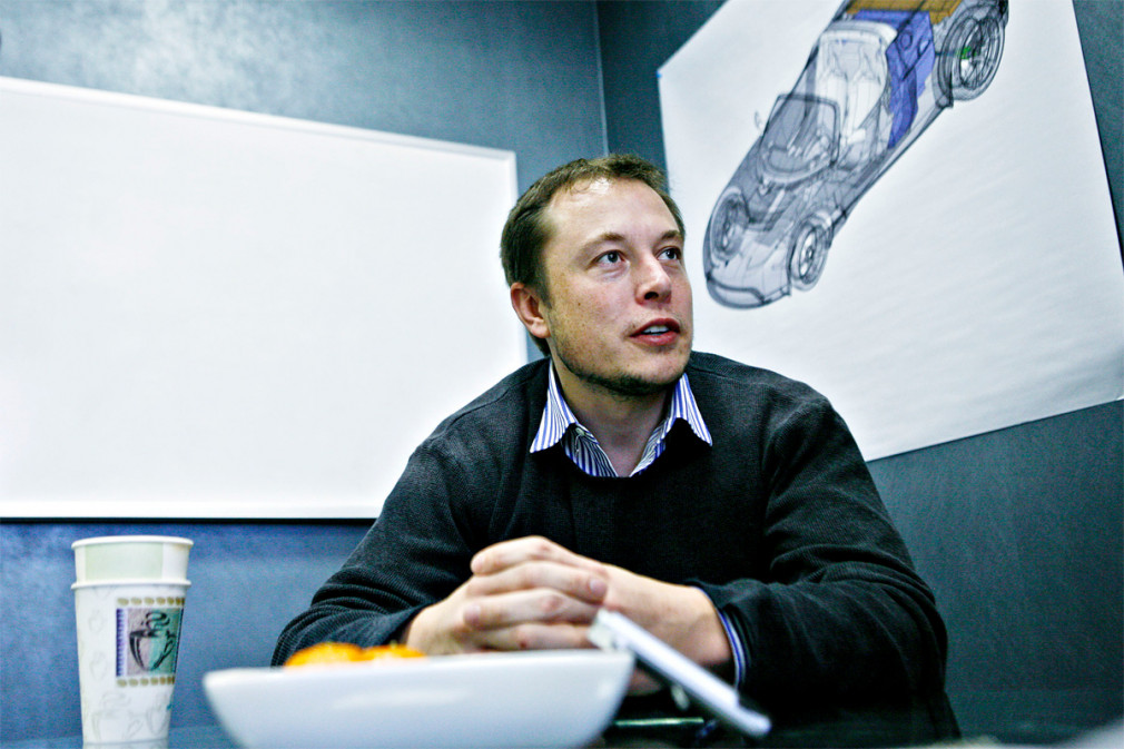 Elon Musk jeune