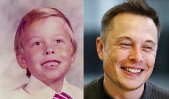 Elon Musk jeune