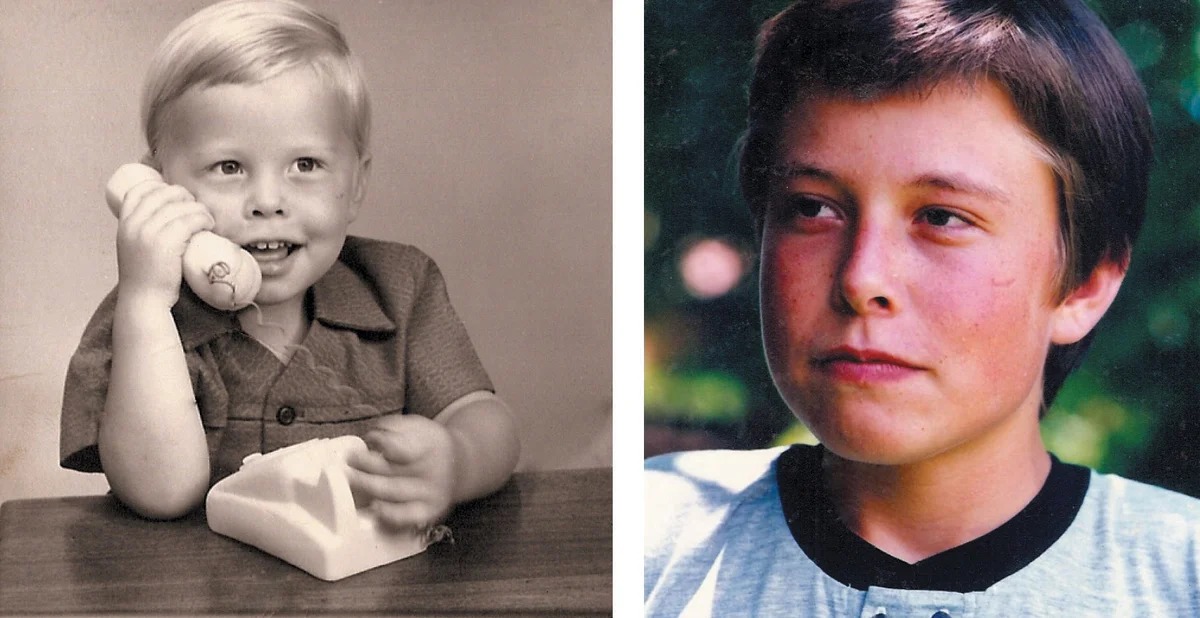 Elon Musk jeune