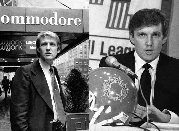 Photos rares du jeune Donald Trump