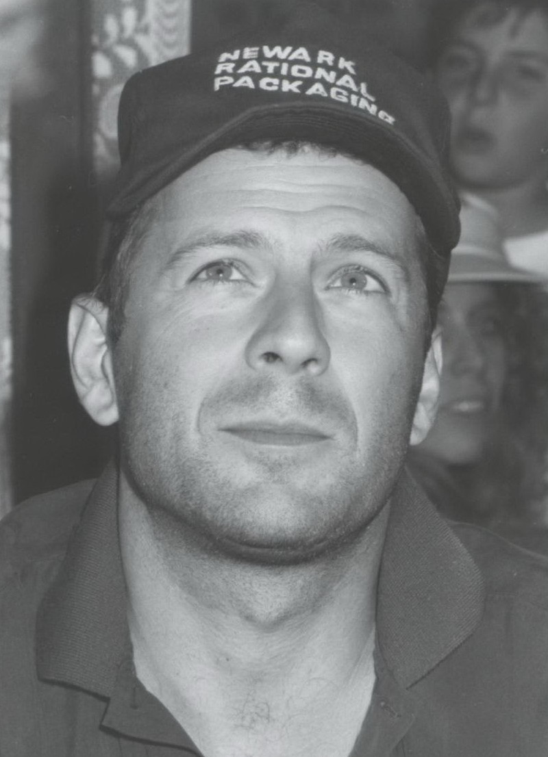 Photos rares de Bruce Willis jeune