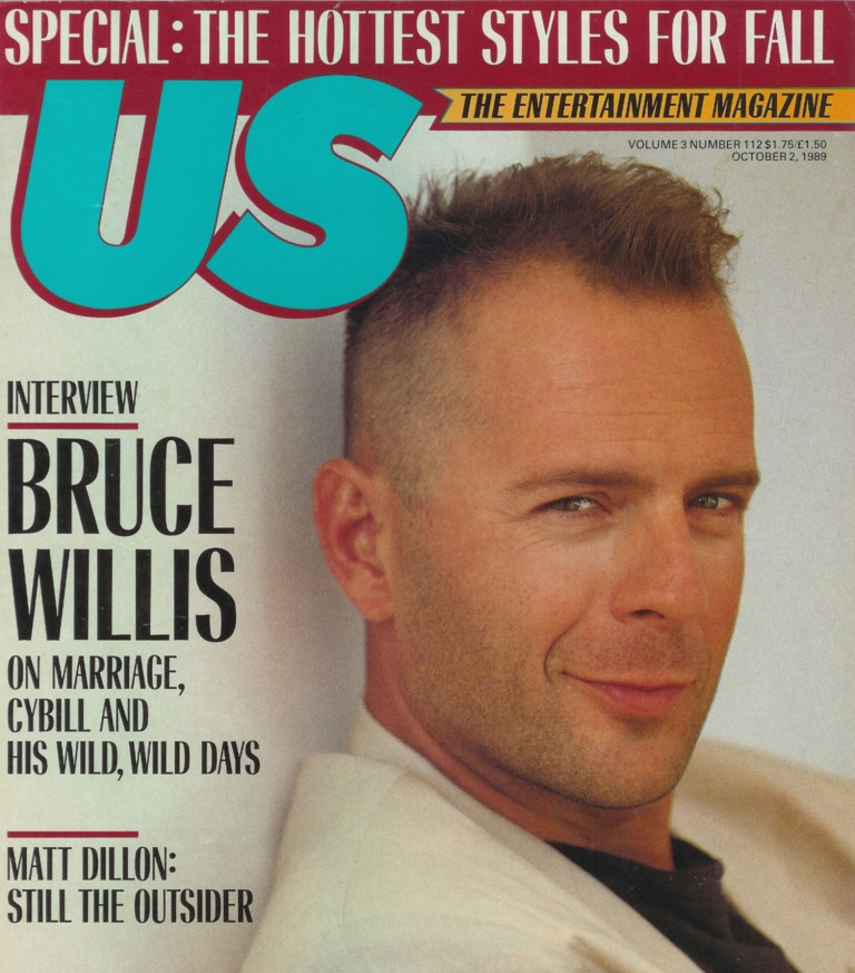 Photos rares de Bruce Willis jeune