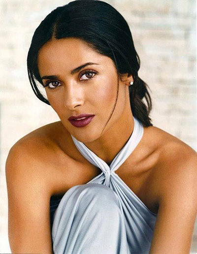 Photos rares de Salma Hayek jeune