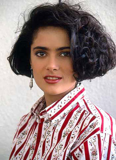 Photos rares de Salma Hayek jeune