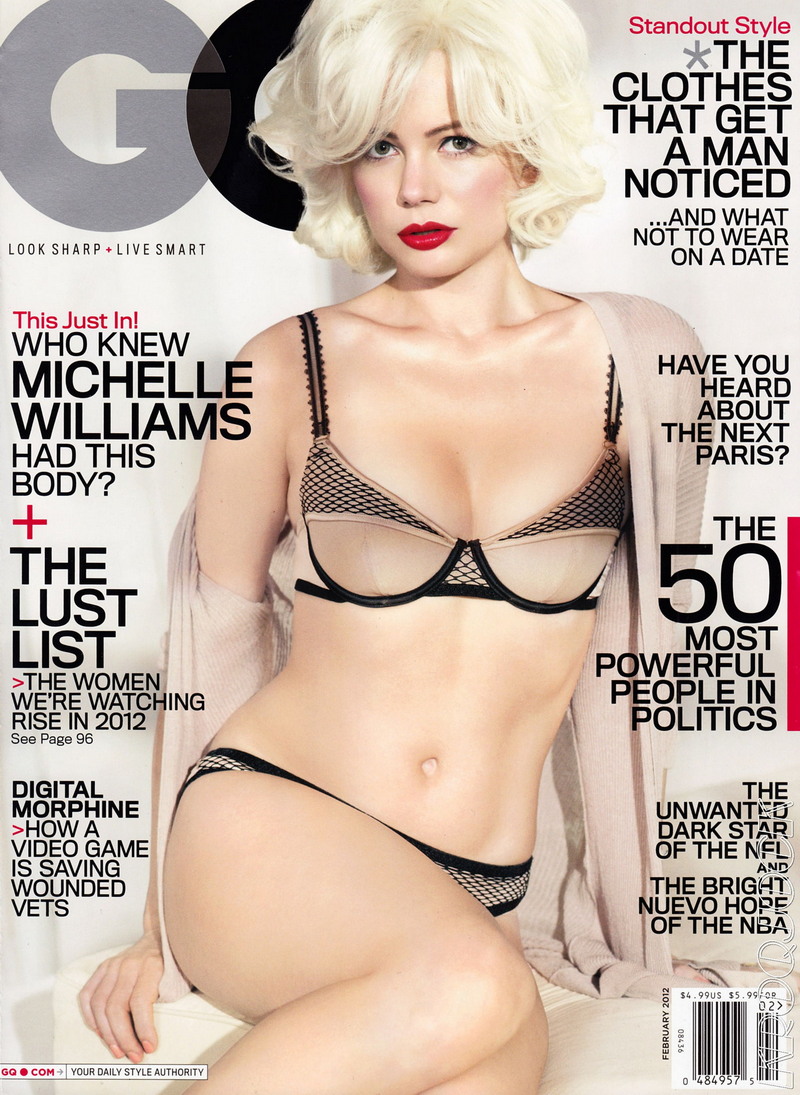 Michelle Williams, entièrement nue